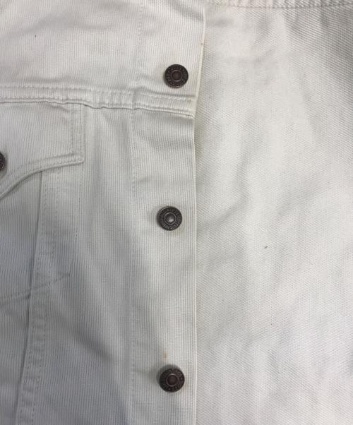 LEVI'S（リーバイス）LEVI'S (リーバイス) 90's 復刻ピケジャケット アイボリー サイズ:Lの古着・服飾アイテム