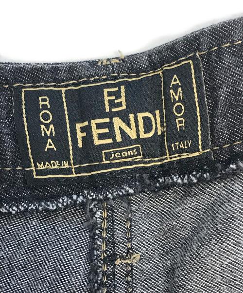 FENDI（フェンディ）FENDI (フェンディ) デニムカーゴパンツ インディゴ サイズ:48の古着・服飾アイテム
