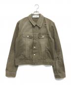 DOLCE & GABBANAドルチェ＆ガッバーナ）の古着「デニムトラッカージャケット」｜ブラウン