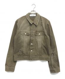 DOLCE & GABBANA（ドルチェ＆ガッバーナ）の古着「デニムトラッカージャケット」｜ブラウン