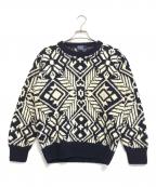 POLO RALPH LAURENポロ・ラルフローレン）の古着「ネイティブ柄ニット」｜ネイビー