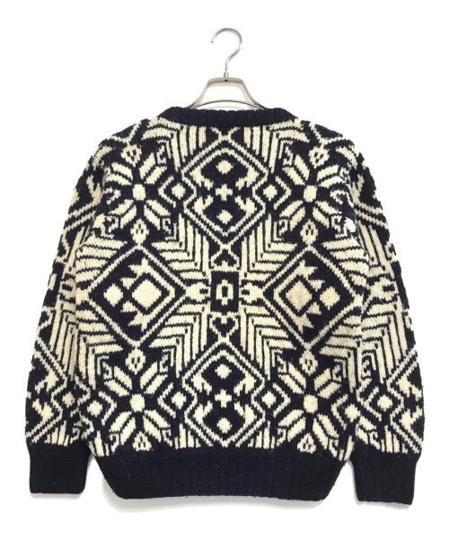 POLO RALPH LAUREN（ポロ・ラルフローレン）POLO RALPH LAUREN (ポロ・ラルフローレン) ネイティブ柄ニット ネイビー サイズ:Mの古着・服飾アイテム