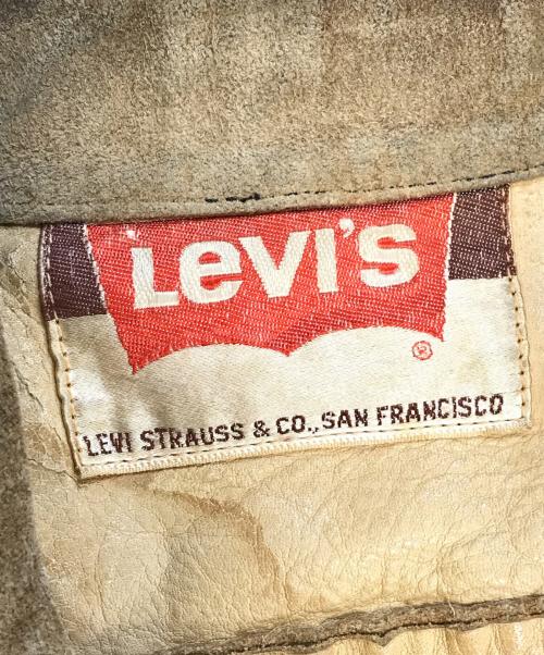 LEVI'S（リーバイス）LEVI'S (リーバイス) 3rdトラッカーレザースウェードジャケット ブラウン サイズ:表記なしの古着・服飾アイテム
