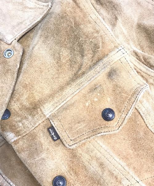 LEVI'S（リーバイス）LEVI'S (リーバイス) 3rdトラッカーレザースウェードジャケット ブラウン サイズ:表記なしの古着・服飾アイテム