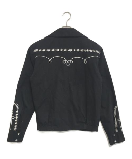 Rockmount Ranch Wear（ロックマウントランチウェア）Rockmount Ranch Wear (ロックマウントランチウェア) ウエスタン刺繍ジャケット ブラック サイズ:Sの古着・服飾アイテム