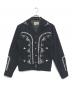 Rockmount Ranch Wear（ロックマウントランチウェア）の古着「ウエスタン刺繍ジャケット」｜ブラック
