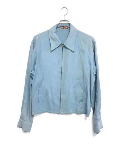 AMCO（アムコ）AMCO (アムコ) ギャバジンジャケット スカイブルー サイズ:Ｌの古着・服飾アイテム
