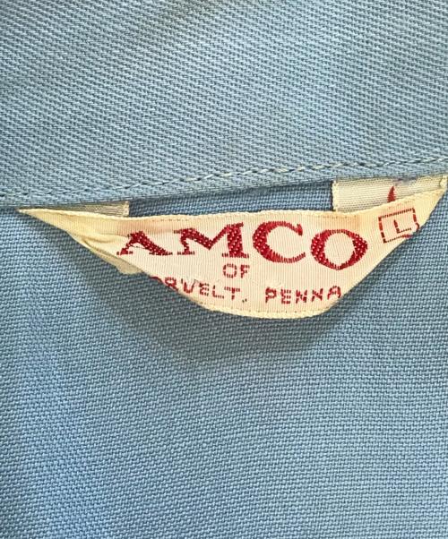 AMCO（アムコ）AMCO (アムコ) ギャバジンジャケット スカイブルー サイズ:Ｌの古着・服飾アイテム