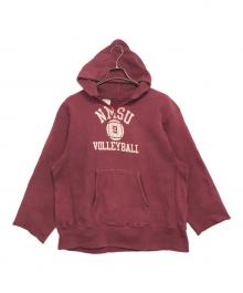 Champion（チャンピオン）の古着「リバースウィーブパーカー」｜レッド