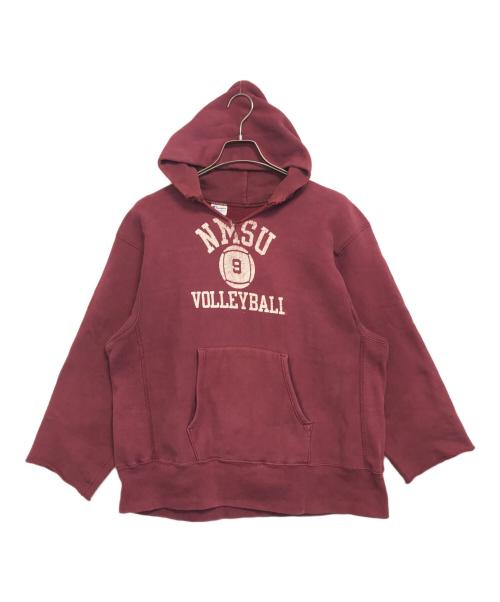 Champion（チャンピオン）Champion (チャンピオン) リバースウィーブパーカー レッド サイズ:LARGEの古着・服飾アイテム