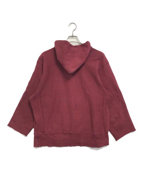 Champion（チャンピオン）Champion (チャンピオン) リバースウィーブパーカー レッド サイズ:LARGEの古着・服飾アイテム