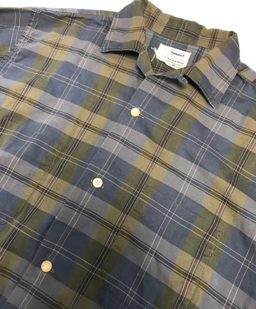 TOWN CRAFT（タウンクラフト）TOWN CRAFT (タウンクラフト) オープンカラーコットンシャツ ネイビー サイズ:Mの古着・服飾アイテム