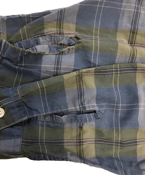 TOWN CRAFT（タウンクラフト）TOWN CRAFT (タウンクラフト) オープンカラーコットンシャツ ネイビー サイズ:Mの古着・服飾アイテム