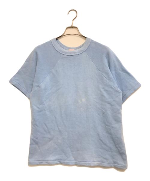 Healthknit（ヘルスニット）Healthknit (ヘルスニット) 半袖スウェット スカイブルー サイズ:XLの古着・服飾アイテム