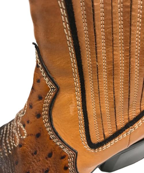 DSQUARED2（ディースクエアード）DSQUARED2 (ディースクエアード) ウェスタンブーツ ブラウン サイズ:43の古着・服飾アイテム