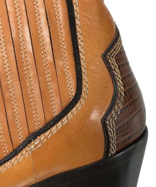 DSQUARED2（ディースクエアード）DSQUARED2 (ディースクエアード) ウェスタンブーツ ブラウン サイズ:43の古着・服飾アイテム