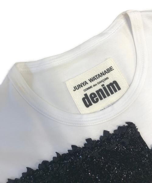JUNYA WATANABE COMME des GARCONS（(ジュンヤワタナベ コムデギャルソン）JUNYA WATANABE COMME des GARCONS ((ジュンヤワタナベ コムデギャルソン) 装飾Tシャツ ホワイト サイズ:Sの古着・服飾アイテム