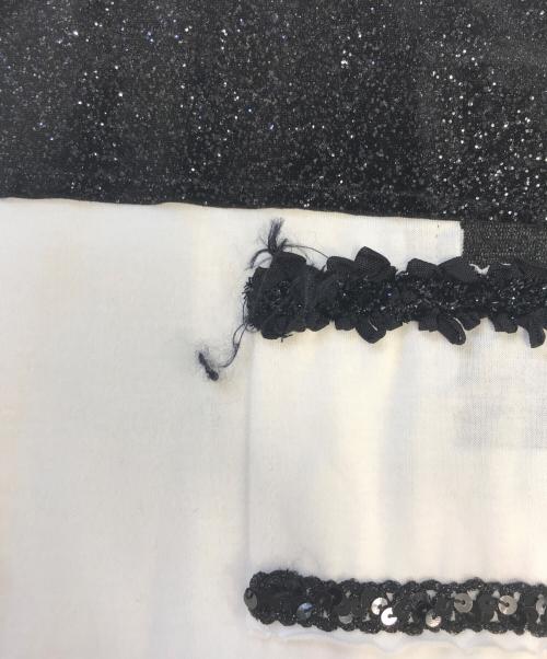 JUNYA WATANABE COMME des GARCONS（(ジュンヤワタナベ コムデギャルソン）JUNYA WATANABE COMME des GARCONS ((ジュンヤワタナベ コムデギャルソン) 装飾Tシャツ ホワイト サイズ:Sの古着・服飾アイテム