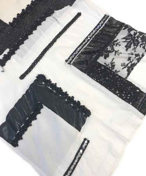 JUNYA WATANABE COMME des GARCONS（(ジュンヤワタナベ コムデギャルソン）JUNYA WATANABE COMME des GARCONS ((ジュンヤワタナベ コムデギャルソン) 装飾Tシャツ ホワイト サイズ:Sの古着・服飾アイテム