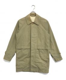 S.E.H Kelly（エスイーエイチケリー）の古着「ステンカラーコート」｜オリーブ
