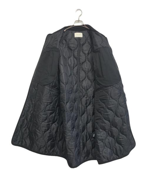 PUBLIC TOKYO（パブリックトウキョウ）PUBLIC TOKYO (パブリックトウキョウ) キルトスウェードコンビコート ブラック サイズ:01の古着・服飾アイテム