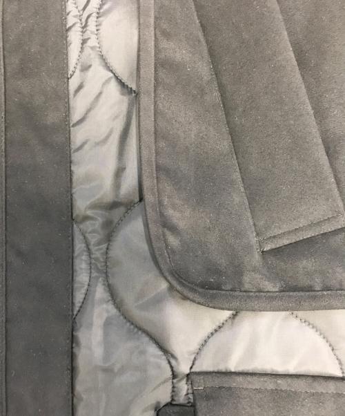 PUBLIC TOKYO（パブリックトウキョウ）PUBLIC TOKYO (パブリックトウキョウ) キルトスウェードコンビコート ブラック サイズ:01の古着・服飾アイテム