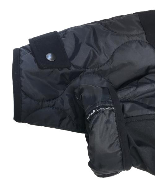 PUBLIC TOKYO（パブリックトウキョウ）PUBLIC TOKYO (パブリックトウキョウ) キルトスウェードコンビコート ブラック サイズ:01の古着・服飾アイテム