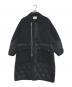PUBLIC TOKYO（パブリックトウキョウ）の古着「キルトスウェードコンビコート」｜ブラック