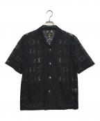 Needlesニードルズ）の古着「シアーシャツ」｜ブラック