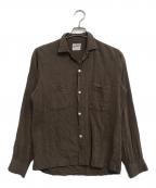 Nationalナショナル）の古着「オープンカラーシャツ」｜ブラウン