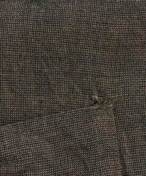 National（ナショナル）National (ナショナル) オープンカラーシャツ ブラウン サイズ:Ｓの古着・服飾アイテム