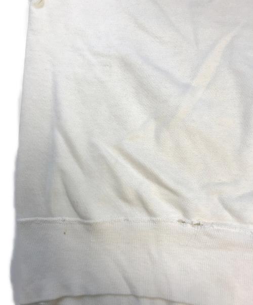VINTAGE（ヴィンテージ）VINTAGE (ヴィンテージ) 前Vスウェット ホワイト サイズ:表記なしの古着・服飾アイテム