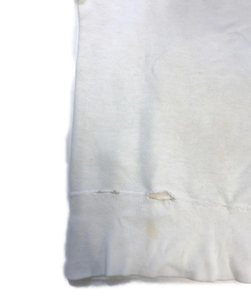 VINTAGE（ヴィンテージ）VINTAGE (ヴィンテージ) 前Vスウェット ホワイト サイズ:表記なしの古着・服飾アイテム