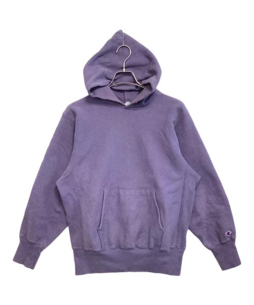 Champion（チャンピオン）Champion (チャンピオン) リバースウィーブパーカー パープル サイズ:Mの古着・服飾アイテム