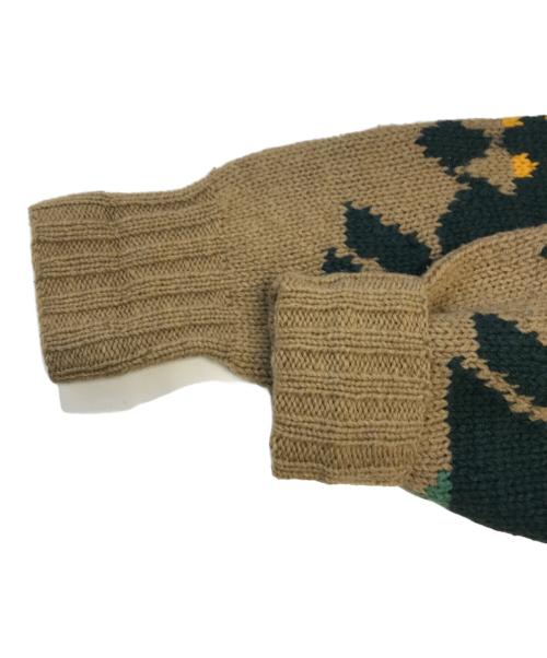 POLO RALPH LAUREN（ポロ・ラルフローレン）POLO RALPH LAUREN (ポロ・ラルフローレン) ネイティブ柄ショールカラーカーディガン レッド サイズ:XLの古着・服飾アイテム