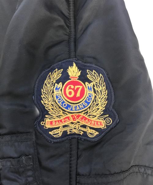 POLO RALPH LAUREN（ポロ・ラルフローレン）POLO RALPH LAUREN (ポロ・ラルフローレン) N-3Bタイプコート ブラック サイズ:Lの古着・服飾アイテム