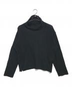 ISSEY MIYAKEイッセイミヤケ）の古着「タートルネックニット」｜ブラック