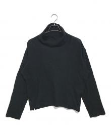 ISSEY MIYAKE（イッセイミヤケ）の古着「タートルネックニット」｜ブラック