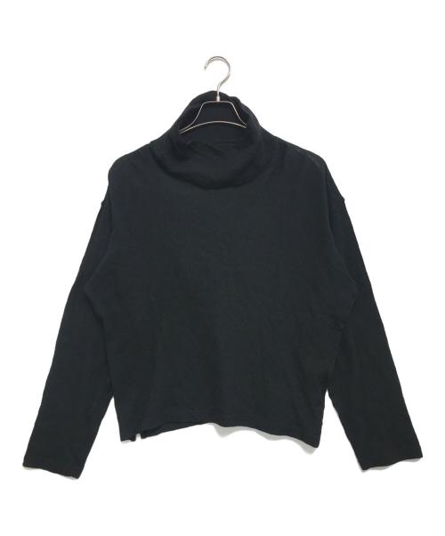 ISSEY MIYAKE（イッセイミヤケ）ISSEY MIYAKE (イッセイミヤケ) タートルネックニット ブラック サイズ:Ｌの古着・服飾アイテム