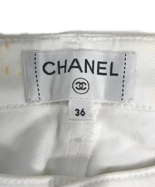 CHANEL（シャネル）CHANEL (シャネル) マトラッセパンツ ホワイト サイズ:36の古着・服飾アイテム