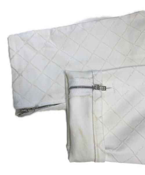 CHANEL（シャネル）CHANEL (シャネル) マトラッセパンツ ホワイト サイズ:36の古着・服飾アイテム