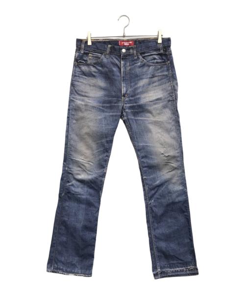LEVI'S（リーバイス）LEVI'S eYe COMME des GARCONS JUNYAWATANABE MAN (アイ コム デ ギャルソン ジュンヤ ワタナベ マン) BerBerJin (ベンベルジン) 607E  デニム転写パンツ ブルー サイズ:Mの古着・服飾アイテム