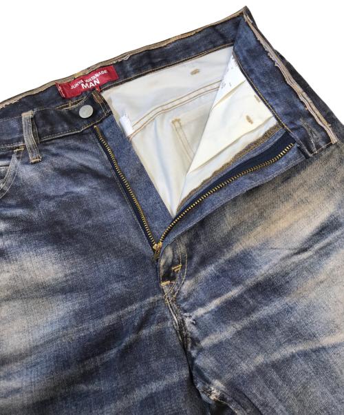 LEVI'S（リーバイス）LEVI'S eYe COMME des GARCONS JUNYAWATANABE MAN (アイ コム デ ギャルソン ジュンヤ ワタナベ マン) BerBerJin (ベンベルジン) 607E  デニム転写パンツ ブルー サイズ:Mの古着・服飾アイテム