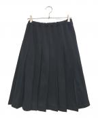 COMME des GARCONSコムデギャルソン）の古着「プリーツスカート」｜ブラック