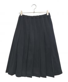 COMME des GARCONS（コムデギャルソン）の古着「プリーツスカート」｜ブラック
