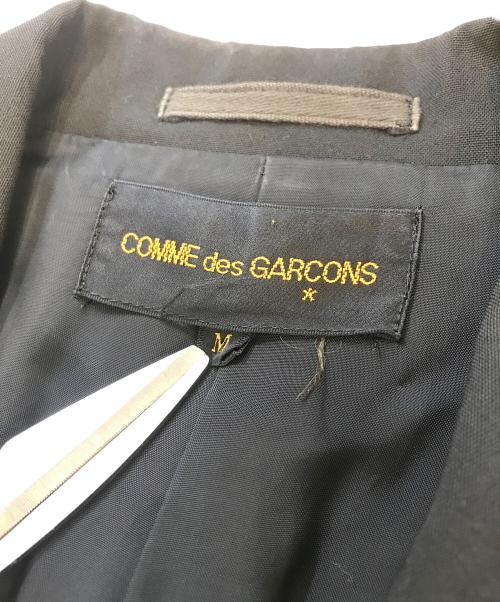 COMME des GARCONS（コムデギャルソン）COMME des GARCONS (コムデギャルソン) ジップデザインテーラードジャケット ブラック サイズ:Ⅿの古着・服飾アイテム