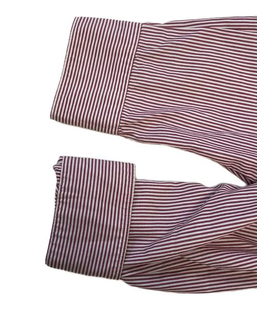 COMME des GARCONS SHIRT（コムデギャルソンシャツ）COMME des GARCONS SHIRT (コムデギャルソンシャツ) ストライプシャツ レッド サイズ:Ⅿの古着・服飾アイテム