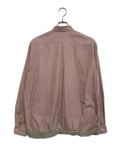 COMME des GARCONS SHIRT（コムデギャルソンシャツ）COMME des GARCONS SHIRT (コムデギャルソンシャツ) ストライプシャツ レッド サイズ:Ⅿの古着・服飾アイテム