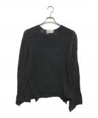 COMME des GARCONS SHIRTコムデギャルソンシャツ）の古着「変形ニット」｜グレー