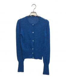 PRADA（プラダ）の古着「アルパカニットカーディガン」｜ブルー